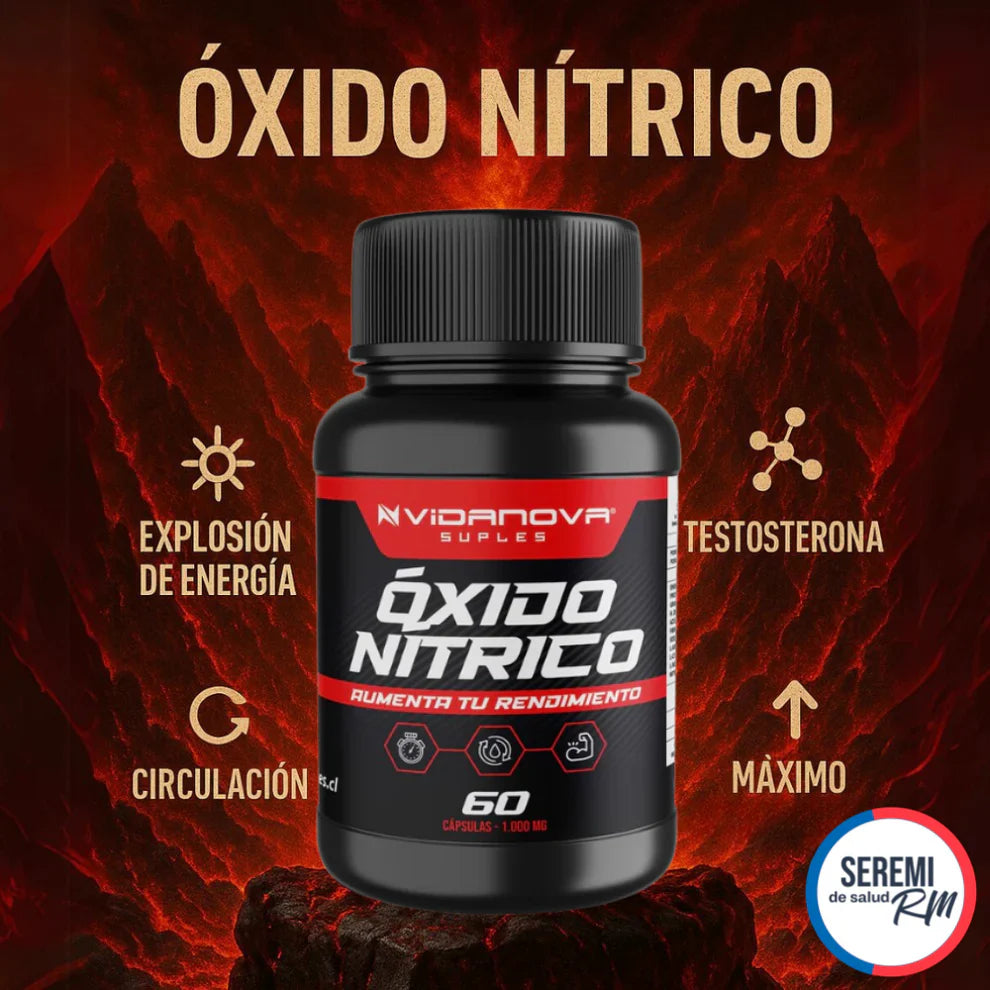 OXIDO NITRICO 1000MG 60 CAPS